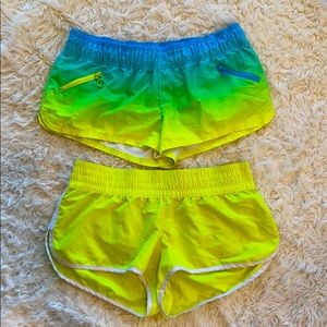Bundle of Two Neon Shorts